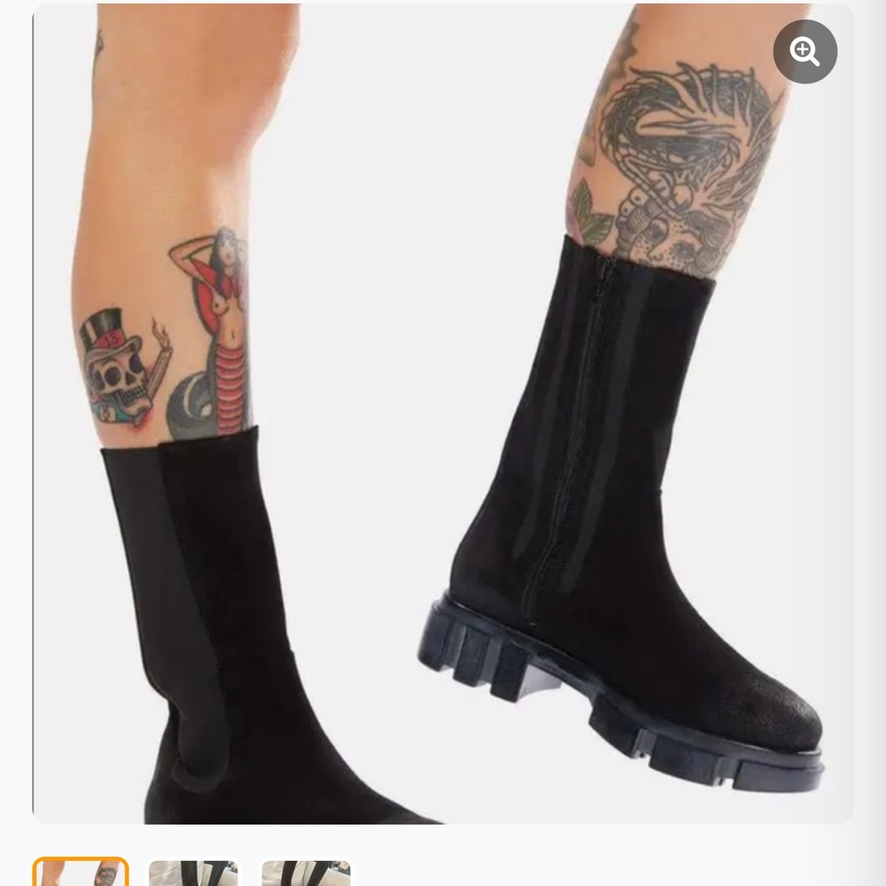 Free people Brooks lug sole Chelsea boots